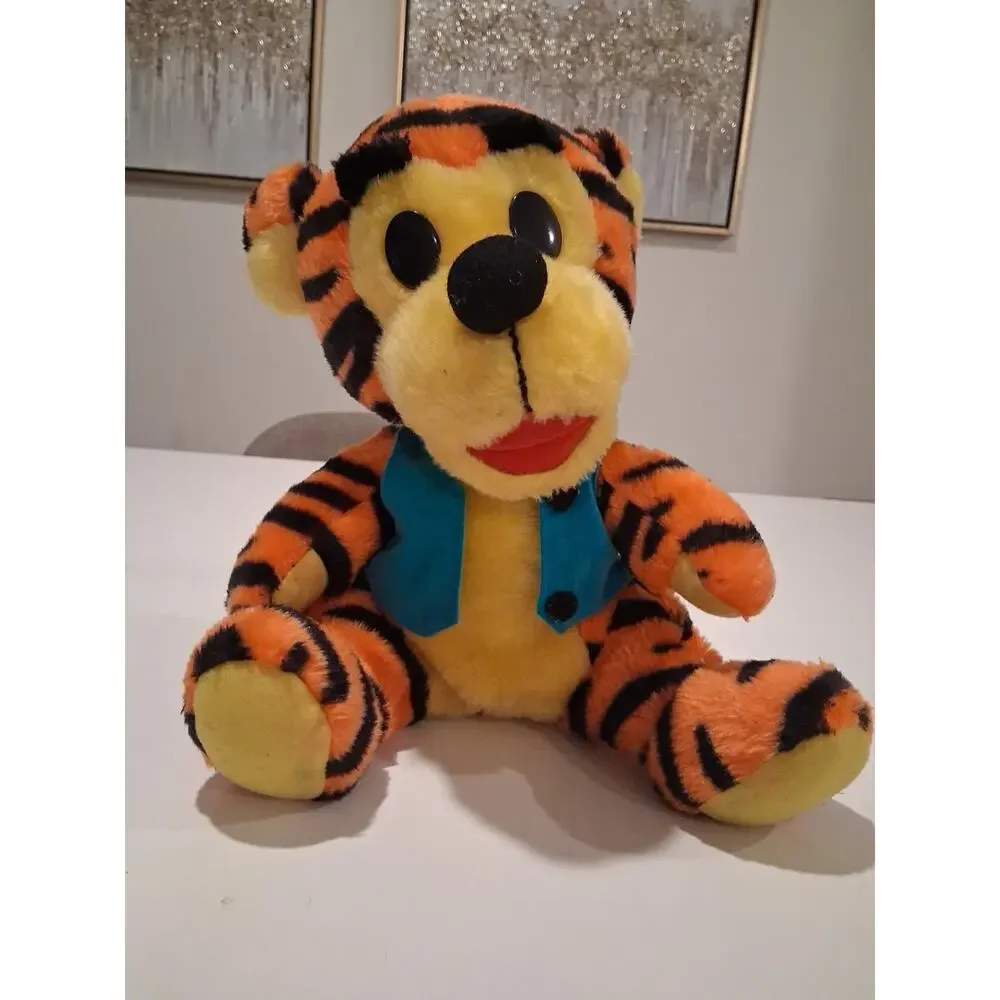 VTG Tigger Best Toy Mfg Co. Disney Style Plush Tiger 11